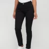 Everyday Short Isabelle High Rise Slim Leg Jean - Black