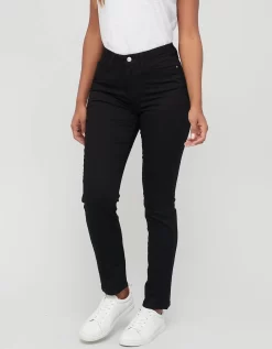 Everyday Short Isabelle High Rise Slim Leg Jean - Black