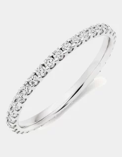 Beaverbrooks Platinum Diamond Full Eternity Ladies Ring