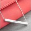 Treat Republic Personalised Horizontal Bar Necklace