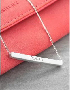 Treat Republic Personalised Horizontal Bar Necklace