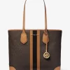 Michael Kors Eva Large Logo Stripe Tote Bag