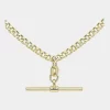Love GOLD 9ct Gold T Bar Necklace