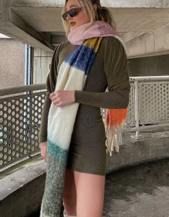 Pink Cashmere Blend Scarf