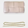 Pink Woven Cross Body Bum Bag