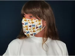 Mocha Cotton Fashion Face Mask