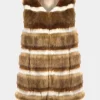Chocolate Faux Fur Gilet