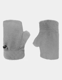 Faux Fur Adjustable Fingerless Gloves