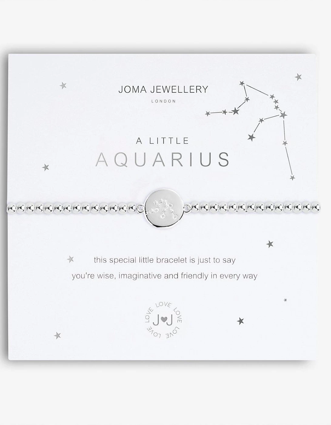 Joma Jewellery A Little Star Sign Silver Bracelet