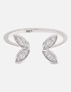 Say It With Diamonds Winged Adjustable Ladies Ring