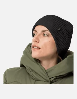 Jack Wolfskin Womens Every Day Tuen Up Knitted Outdoors Cap