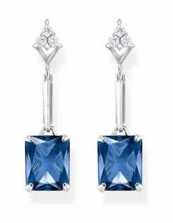 Thomas Sabo Sapphire Blue Drop Earrings