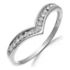 Love DIAMOND 9 Carat White Gold 10pt Diamond-Set Eternity Ring