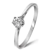 Love DIAMOND 9 Carat White Gold 25pt Diamond Solitaire Ring