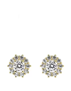Created Brilliance Hazel Created Brilliance 9ct Yellow Gold 0.57ct Lab Grown Diamond Cluster Earrings