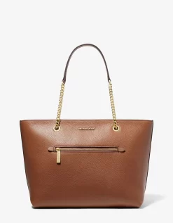 Michael Kors Jet Set Large Pebbled Leather Tote Bag