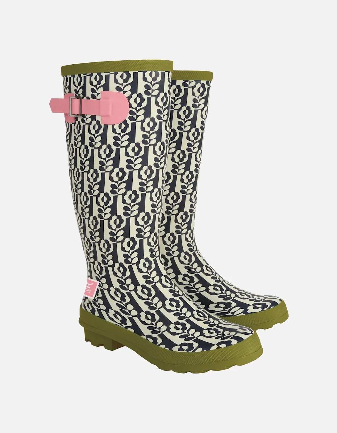 Regatta Womens Orla Kiely Hi Adjustable Patterned Wellies Wellington Boots