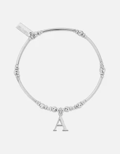 ChloBo Silver Iconic Initial Bracelet