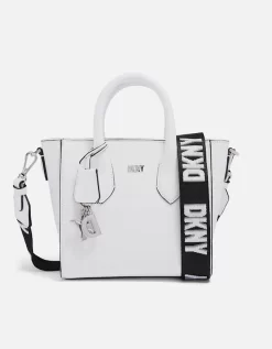 DKNY Women's Valery Small Satchel - Optic White - DKNY