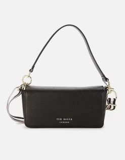 Ted Baker Women's Ammie Branded Webbing Strap Box Shoulder Bag - Jet-Black - Ted Baker