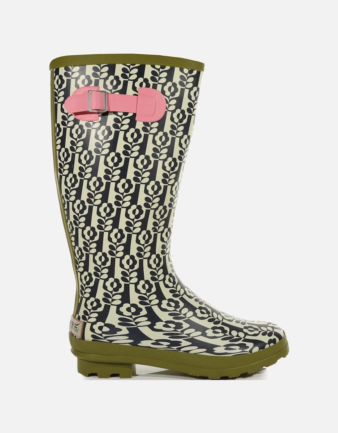 Regatta Womens Orla Kiely Hi Adjustable Patterned Wellies Wellington Boots - Image 3