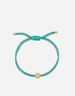 Estella Bartlett Smiley Cord, Gold-Plated And Crystal Bracelet - Estella Bartlett