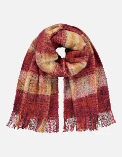 Barts Womens Kristinam Color Gradient Warm Winter Knitted Heathered Woven Scarf