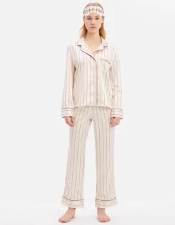 Calvin Klein Striped Satin Pyjama Set - Calvin Klein