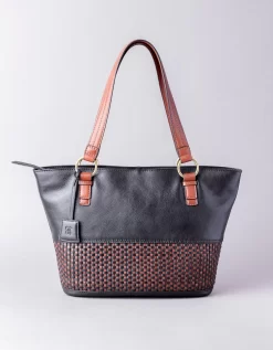 Waverton Leather Tote Bag In Black
