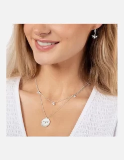 Sophie Allport Bees Silver Charm Necklace