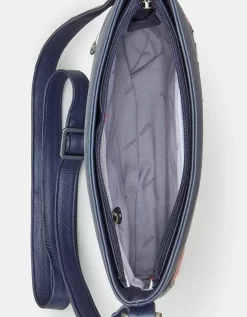 Yoshi Jane Austen Navy Bookworm Cross Body Bag