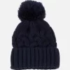 TOTES Chunky Knit Hat - Navy