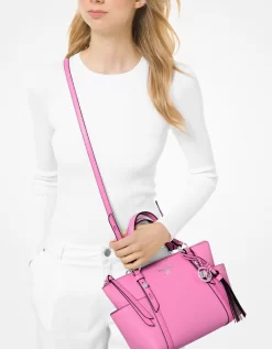 Michael Kors Sullivan Small Saffiano Leather Top-Zip Tote Bag