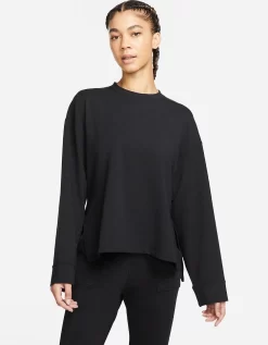 Nike Fleece Crew Sweat - Black