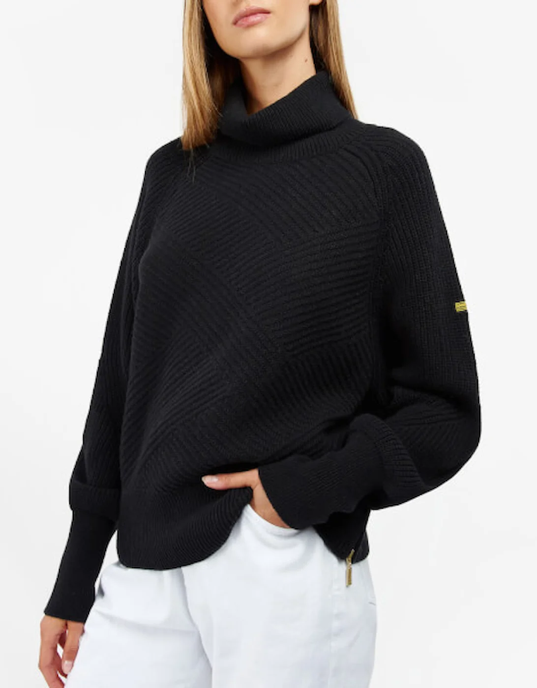 Barbour International Claremont Turtle Neck Cotton-Blend Jumper - Barbour International