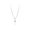 Lipsy Rose Gold Pastel Hearts Y Necklace