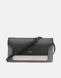 DKNY Millie Logo Leather Cross-Body Bag - DKNY