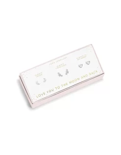 Joma Jewellery Celebration Earring Set - Love You To The Moon And Back - Set Of 3 Earrings