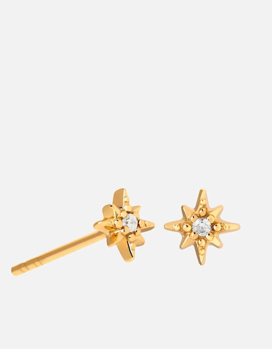Astrid & Miyu Women's Twilight Star Studs Earrings - Gold - Astrid & Miyu