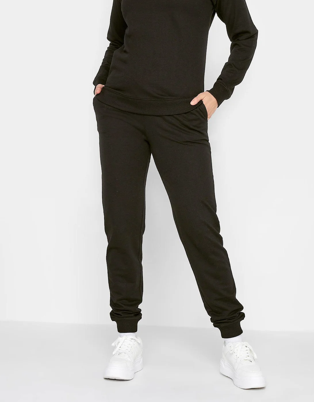 Long Tall Sally Black Cuffed Jogger