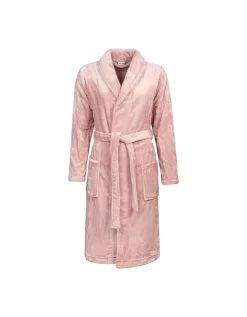 Heat Holders Fleece Dressing Gown - Dusty Pink