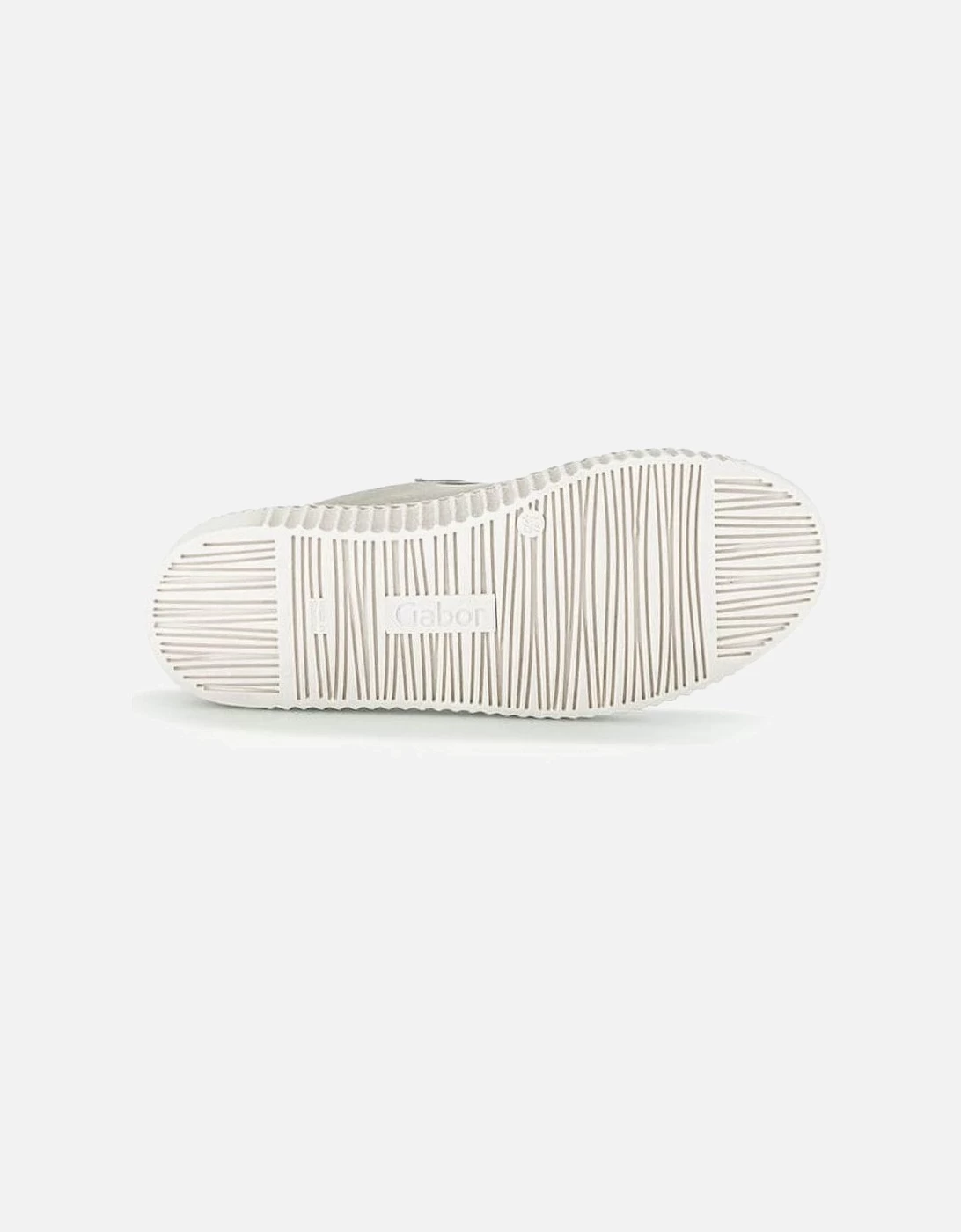 Gabor Wye Stylish Slip On Platform Sneakers In Sage - Image 4
