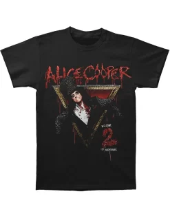 Alice Cooper Unisex Adult Welcome To My Nightmare T-Shirt