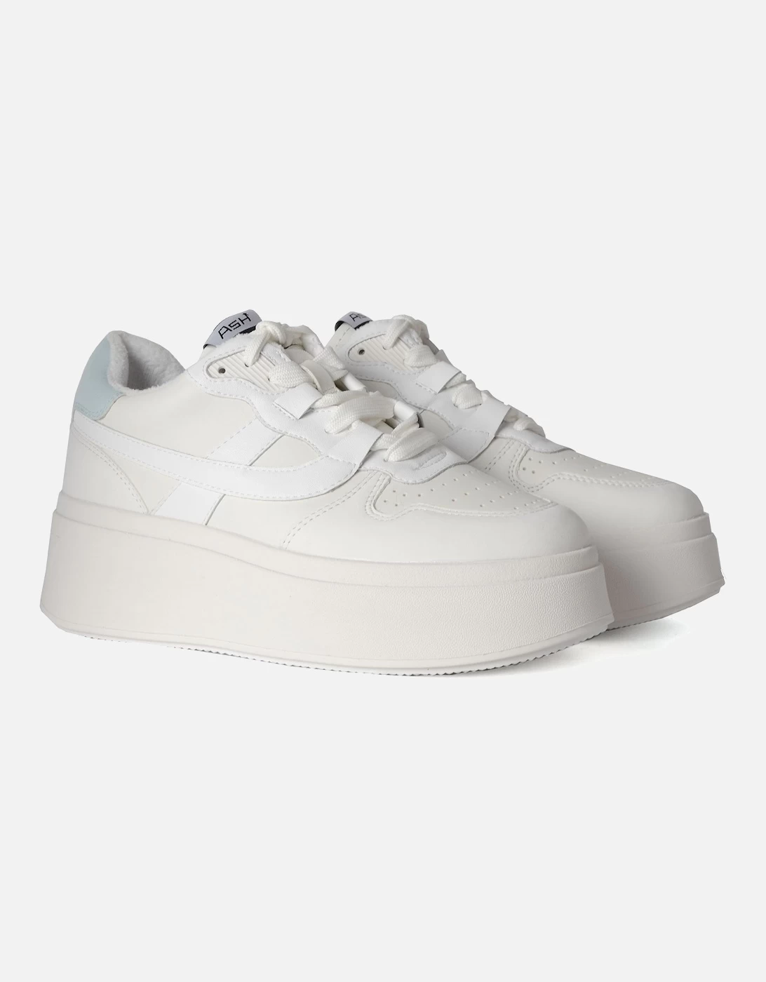 MATCH Trainers In Off White And Misty Blue - Image 2
