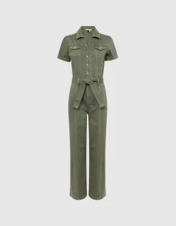 Reiss Paige Belted Jumpsuit