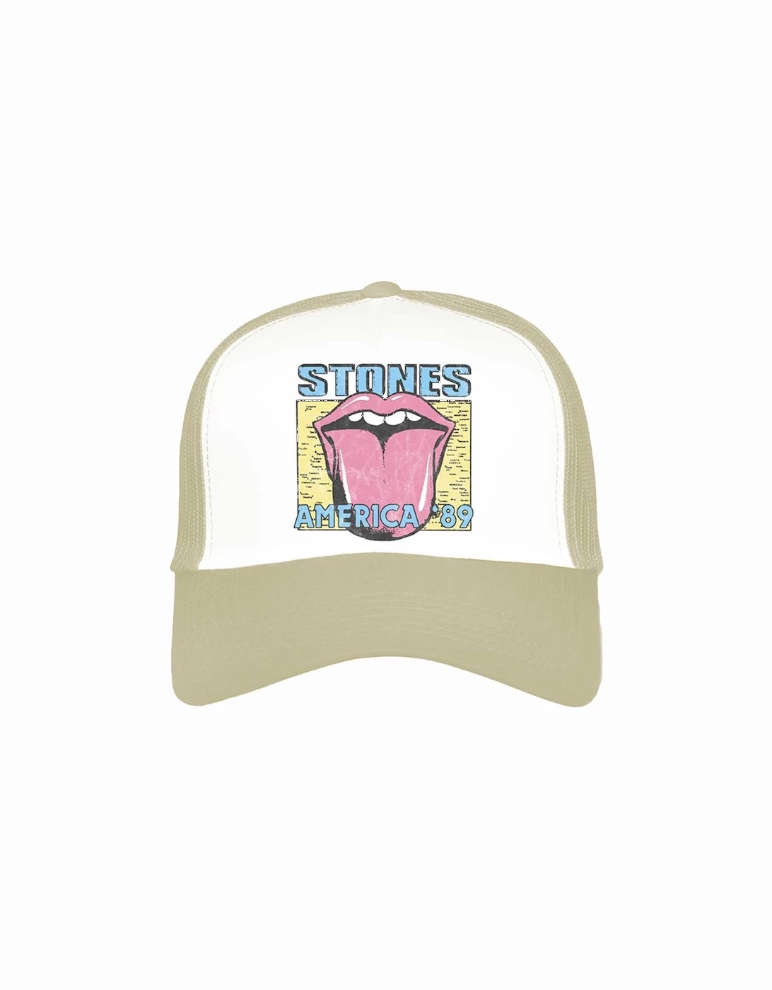 The Rolling Stones Unisex Adult America ´89 Tour Map Cap