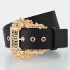 Versace Jeans Couture Wide Buckle Belt - Black