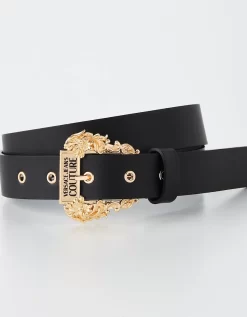 Versace Jeans Couture Baroque Buckle Belt - Black