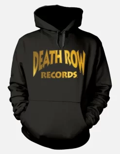 Death Row Records Unisex Adult 30th Foil Logo Hoodie
