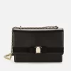 Salvatore Ferragamo Women's Vara Gros Grain Bag - Black - Salvatore Ferragamo - Home - Salvatore Ferragamo Women's Vara Gros Grain Bag - Black